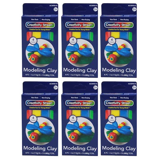 Creativity Street Assorted Primary Colors Modeling Clay Sticks